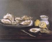 Edouard Manet Oysters oil painting artist